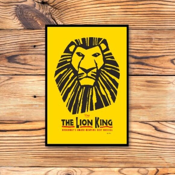 The Lion King Broadway Musical Refrigerator Fridge Locker Magnet - Picture 1 of 2